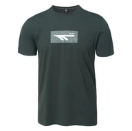 Koszulki męskie - Męska koszulka z krótkim rękawem Hi-tec AMILO rozmiar M - miniaturka - grafika 1