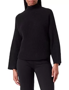 BOSS Damski sweter z dzianiny w kolorze czarnym, XS (DE) - Swetry damskie - miniaturka - grafika 1