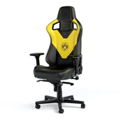 Fotele gamingowe - noblechairs EPIC BVB Fotel dla gracza Obite siedzisko Czarny, Żółty - miniaturka - grafika 1