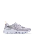 Trampki damskie - Clarks Skórzane sneakersy "Nature X Cove" w kolorze fioletowym - miniaturka - grafika 1