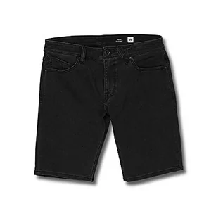 Spodnie męskie - Volcom Vorta Denim krótkie spodnie męskie czarny Schwarz (Ink Black) 26 A2011700 - grafika 1