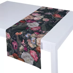 Dekoria pl Bieżnik prostokątny wielobarwne kwiaty na ciemnym tle 40 × 130 cm Gardenia 410-161-02 - Obrusy i serwetki Dekoria pl Bieżnik prostokątny wielobarwne kwiaty na ciemnym tle 40 × 130 cm Gardenia 410-161-02 - Obrusy i serwetki - miniaturka - grafika 1