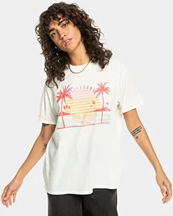 Quiksilver Złota bluzka damska (1 sztuka) - Bluzki damskie - miniaturka - grafika 1