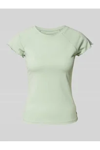 T-shirt o kroju regular fit z mieszanki bawełny - Tom Tailor Denim - Koszulki i topy damskie - miniaturka - grafika 1