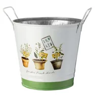 Donice - Osłonka metal HERBS 16 cm 27287 - miniaturka - grafika 1