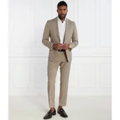 Garnitury - BOSS BLACK Wełniany garnitur P-Huge-2Pcs-241 | Slim Fit - miniaturka - grafika 1