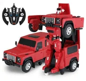 Modele zdalnie sterowane - Land Rover Transformer 1:14 2.4GHz RTR (akumulator, ładowarka USB) - czerwony - miniaturka - grafika 1