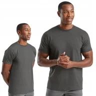 Koszulki męskie - T-shirt Gruba Koszulka Męska 100% Bawełna Fruit Loom 610440 SZARY L - miniaturka - grafika 1