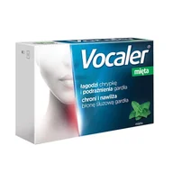 Przeziębienie i grypa - Aflofarm VOCALER MIĘTA 12 past. do ssania 9077233 - miniaturka - grafika 1