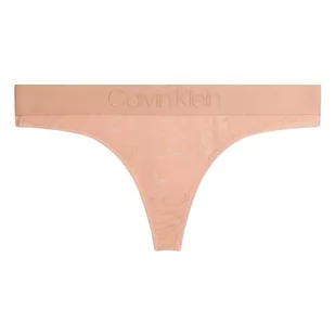 Calvin Klein Stringi damskie, szarość kamienia, XS - Majtki damskie - miniaturka - grafika 1