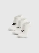 Skarpetki dla dzieci - 4F Skarpetki krótkie (3-pack) chłopięce - białe 38-40 - miniaturka - grafika 1