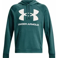 Bluzy męskie - Bluza męska Rival Fleece Big Logo Hoodie Under Armour - miniaturka - grafika 1