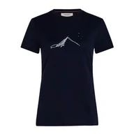Koszulki i topy damskie - Koszulka damska Icebreaker Merino 150 Tech Lite SS T South Const Midnight Navy M - miniaturka - grafika 1