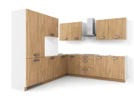 Meble kuchenne - Zestaw Mebli Kuchennych Bari 240X270-L/P Dąb Kamienny - miniaturka - grafika 1