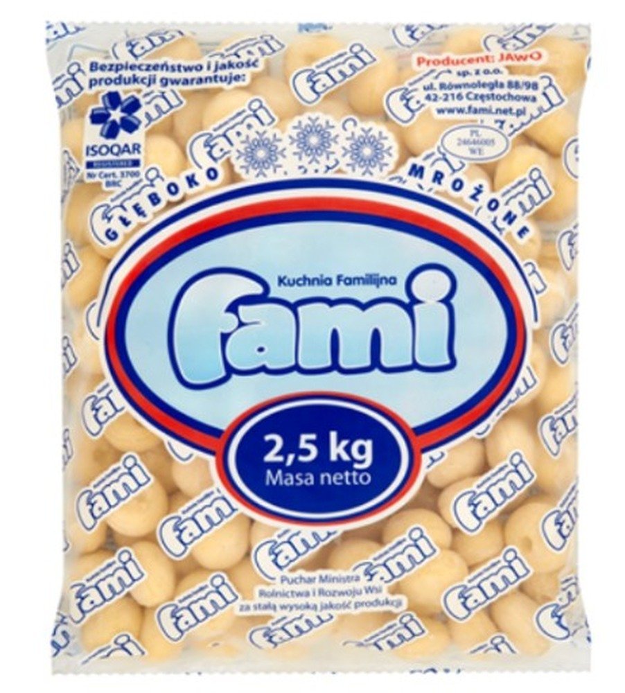 Fami Kluski Śląskie z dziurką 2,5 kg