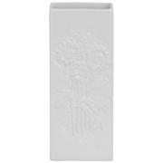 Nawilżacze powietrza - ASJ Commerce Nawilżacz powietrza ceramiczny biały z tłoczonym wzorem kwiatowym - wz.2 118500010 - miniaturka - grafika 1