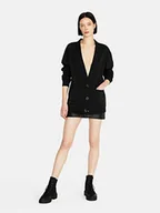 Kurtki damskie - Sisley Kurtka damska 3IPRW6001 Bluza, Black 100, M, czarny 100, M - miniaturka - grafika 1