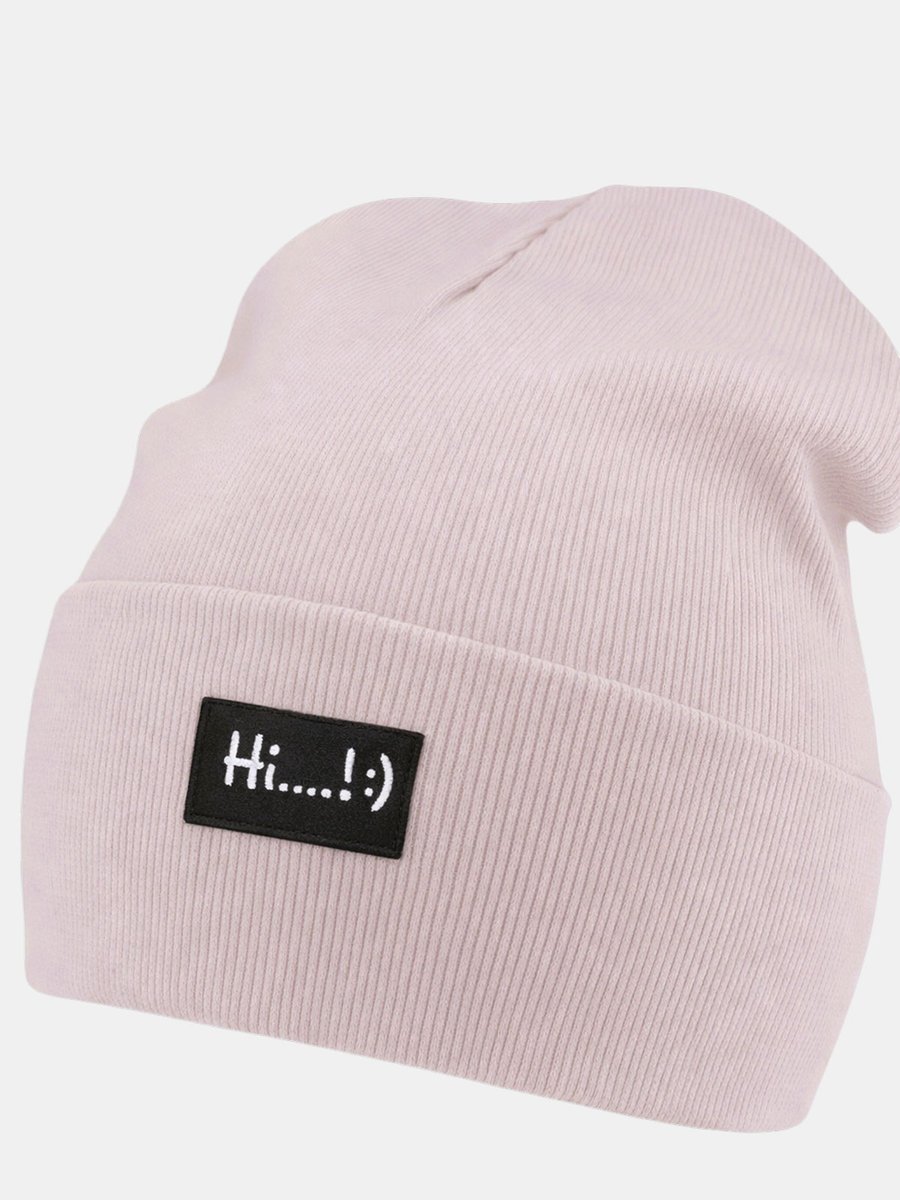 Bawełniana czapka 52-54 róż jasny