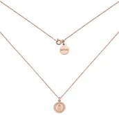 Biżuteria religijna - Naszyjnik z różowego złota z medalionem - miniaturka - grafika 1