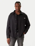 Koszule męskie - Calvin Klein Jeans Koszula jeansowa Classic LV04RD765G Czarny Relaxed Fit - miniaturka - grafika 1