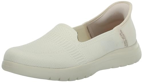 Skechers On-The-go Flex-Camellia Hands Free Slip-ins wsuwane klapki damskie, kremowo-biały, 37 eu