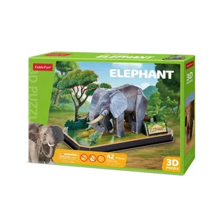 Puzzle 3D Słoń - Puzzle - miniaturka - grafika 1