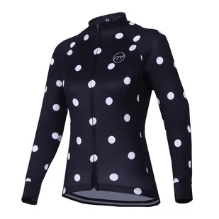 Koszulka rowerowa damska madani Dots - Bluzy na rower - miniaturka - grafika 1