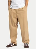 Spodnie męskie - Quiksilver Spodnie cargo Urban Chill EQYNP03327 Beżowy Oversize - miniaturka - grafika 1