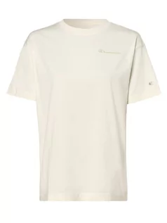 Koszulki i topy damskie - Champion - T-shirt damski, beżowy|biały - grafika 1