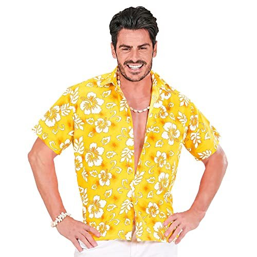 WIDMANN MILANO PARTY FASHION - Hawajska koszula męska, koszula w kwiaty, impreza na plaży, kostiumy kąpielowe
