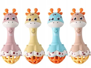 LT404 GRZECHOTKA SENSORYCZNA MUZYCZNA ŻYRAFA - Grzechotki dla dzieci - miniaturka - grafika 1