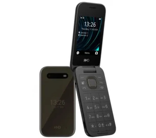 HMD 2660 Flip Czarny - Telefony komórkowe - miniaturka - grafika 1