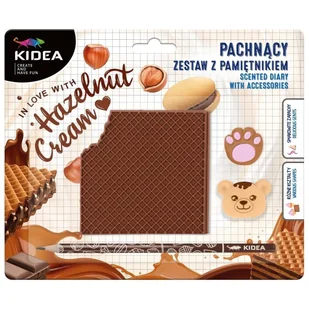 Pamiętnik pachnący z akcesoriami Wafelek - Szkolne artykuły papiernicze - miniaturka - grafika 1