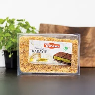 Dodatki do ciast w proszku - YOREM KADAYIFY DUBAI STYLE CIASTO DO DUBAJSKIEJ CZEKOLADY GOTOWE 500G - miniaturka - grafika 1