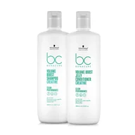 Zestawy kosmetyków damskich - Schwarzkopf BC Volume Boost, zestaw XL na objętość włosów cienkich, szampon + odżywka - miniaturka - grafika 1