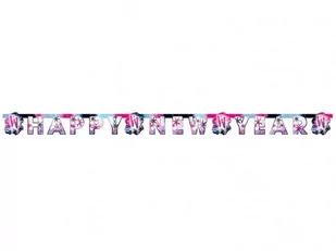 Amscan Baner Happy New Year 180 cm 1 szt 552599 - Sylwester - miniaturka - grafika 1