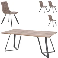 Stoły z krzesłami - Zestaw Stół Calgary + Krzesła K-280 Halmar 8 - miniaturka - grafika 1