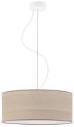 Lampy sufitowe - Designerska lampa wisząca HAJFA ECO fi - 40 cm - kolor dąb bielony - miniaturka - grafika 1