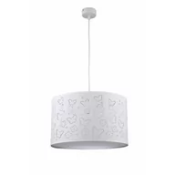 Lampy sufitowe - Flowers lampa wisząca 1-punktowa biała LP-686/1P - miniaturka - grafika 1