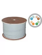 Kable miedziane - A-LAN UTP drut 4PR kat.5e PVC 500m Alantec - miniaturka - grafika 1