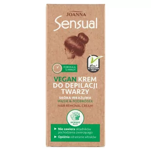 Joanna Sensual wegański krem do depilacji twarzy 20g - Depilacja - miniaturka - grafika 1