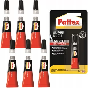 6x Pattex Specjalistyczny Klej Do Szkła W Płynie - Dekoratorstwo - miniaturka - grafika 1