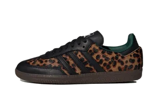 adidas Samba OG Black Green Leopard - Buty sportowe męskie adidas Samba OG Black Green Leopard - Buty sportowe męskie - miniaturka - grafika 1