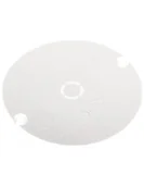 Puszki elektryczne i akcesoria - Simet Pokrywa puszki zlicowana przykręcana 60mm biała do puszek PV 60K i PV 60D) PL 60 37107006 10szt. - miniaturka - grafika 1