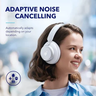 Anker Soundcore Space Q45 ANC Białe - Słuchawki - miniaturka - grafika 5