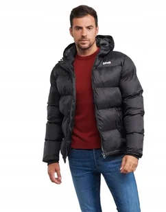 Schott Nyc Czarna Kurtka Męska Pikowana Do Bioder Z Kapturem Xs Jyc - Kurtki męskie Schott Nyc Czarna Kurtka Męska Pikowana Do Bioder Z Kapturem Xs Jyc - Kurtki męskie - miniaturka - grafika 1