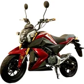 Skutery - Motorower elektryczny E-MIO Vento czerwony moc 2300W, prędkość 45 km/h, zasięg 60 km - miniaturka - grafika 1