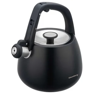 CZAJNIK STALOWY Z GWIZDKIEM 2,5L KLAUSBERG KB-7774 - Czajniki na gaz - miniaturka - grafika 1