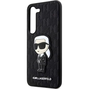 Karl Lagerfeld KLHCS23MSAKLHKPK S23+ S916 hardcase czarny/black Saffiano Monogram Ikonik - Etui i futerały do telefonów - miniaturka - grafika 6