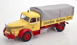 Roadkings Krupp Titan Swl 80 Flatbed Truck Bauman 1:18 18013 - Samochody i pojazdy dla dzieci - miniaturka - grafika 1